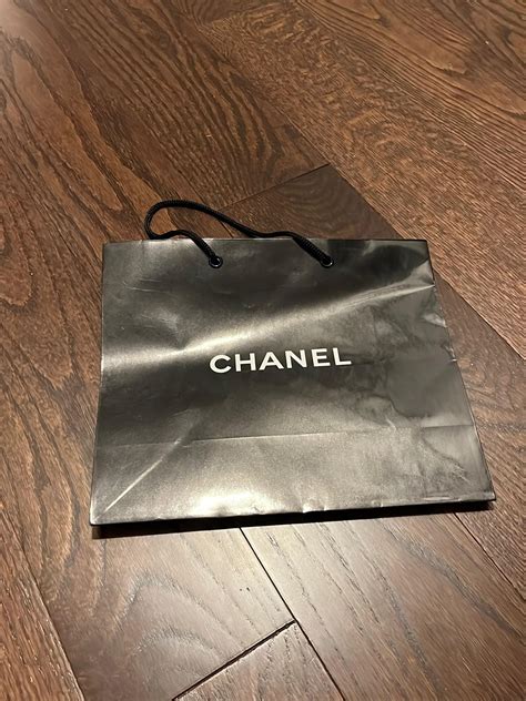 chanel paris paper bag|chanel paper bag original.